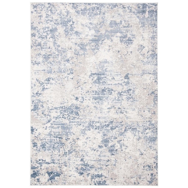 Safavieh 3 x 5 ft. Amelia Rectangle Power Loomed Area Rug Grey & Blue ALA705F-3 - main